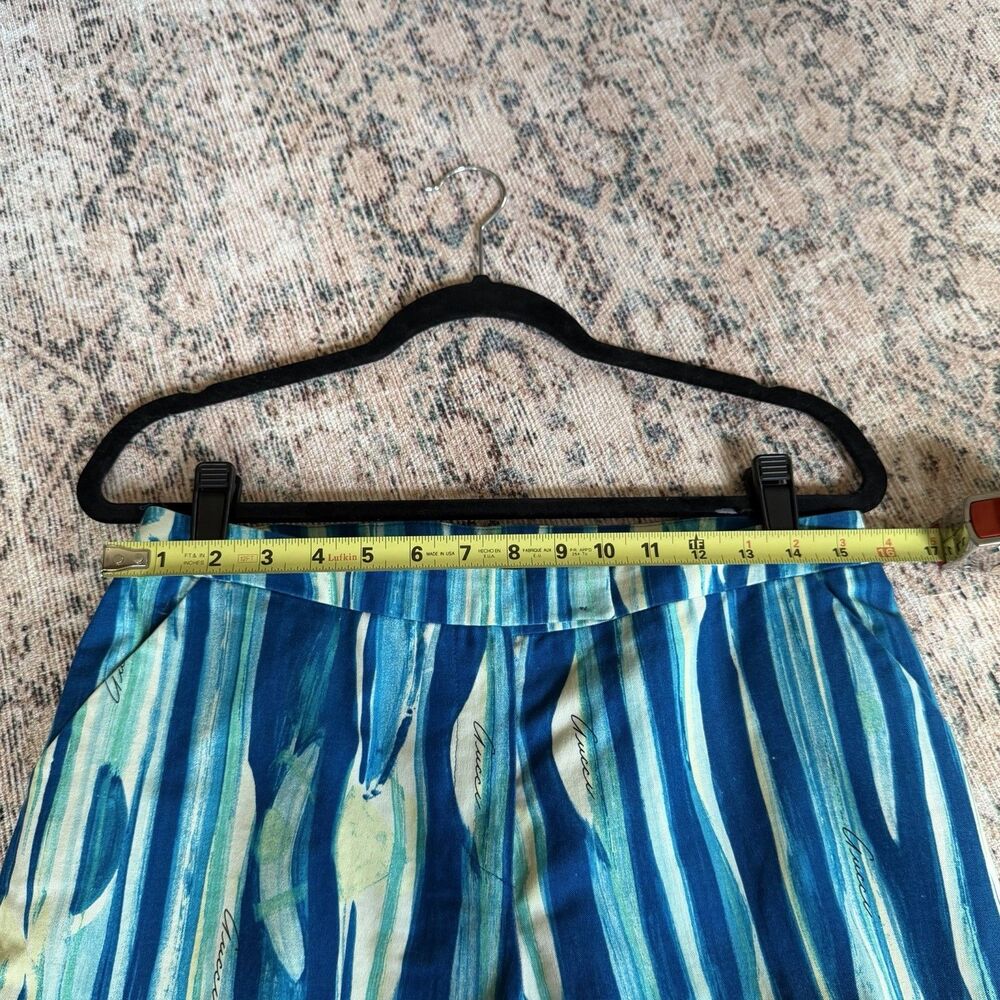 Gucci Archive S/S 96 Gucci by Tom Ford Watercolor Trousers Women’s Sz 44 Pant - Picture 7 of 14